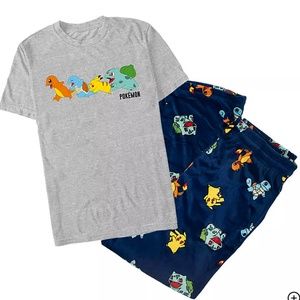 Men's Pokemon Race to the PokeSnacks Combo Graphic Set Licensed Character